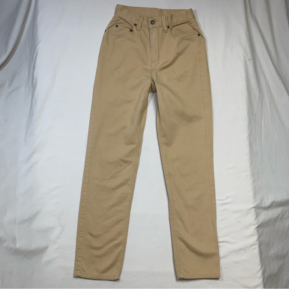 🆕 Vintage Mom Jeans Khakis Women's 0P High Rise 80s 90s Y2K CLassic Academic